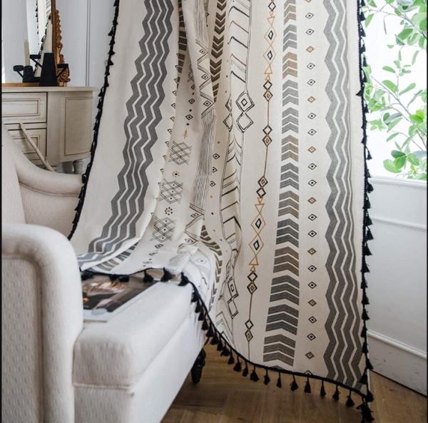 Digital printed curtains