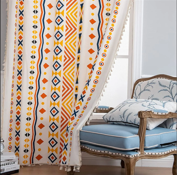 Digital printed curtains