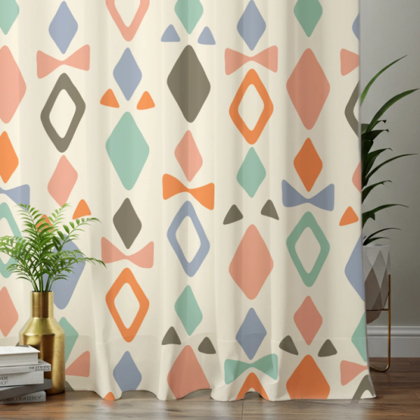 Digital printed curtains